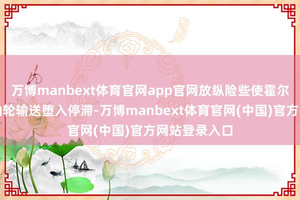 万博manbext体育官网app官网放纵险些使霍尔木兹海峡的油轮输送堕入停滞-万博manbext体育官网(中国)官方网站登录入口